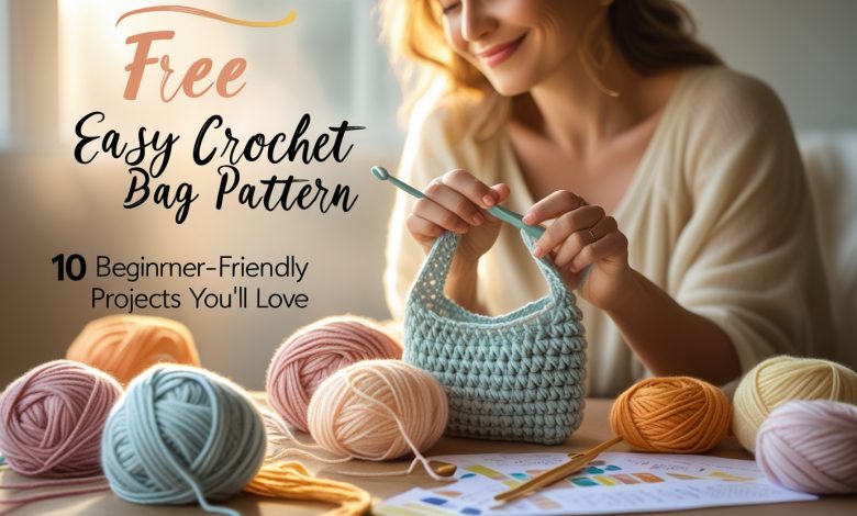 Free Easy Crochet Bag Pattern: 10 Beginner-Friendly Projects You’ll Love