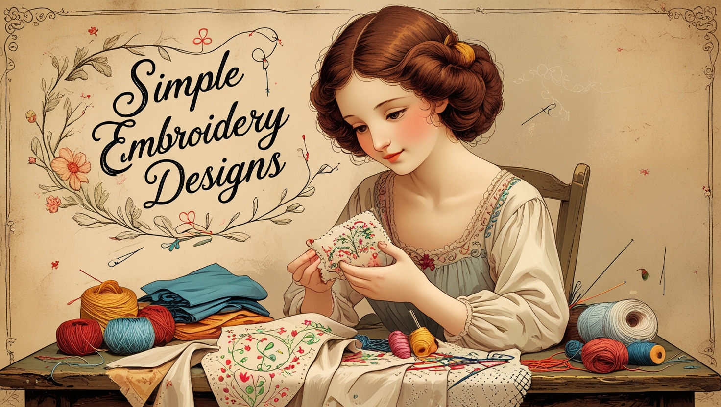 Simple Embroidery Designs