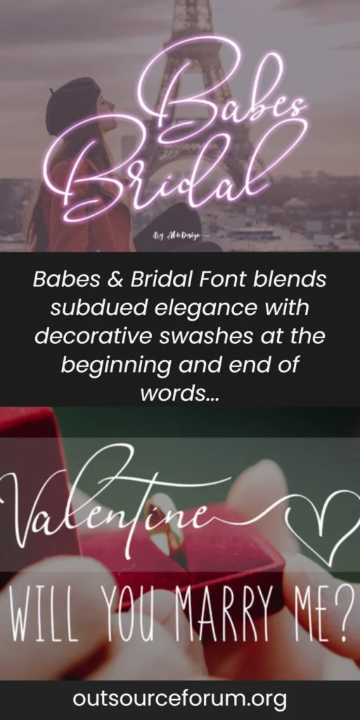 Babes & Bridal Font