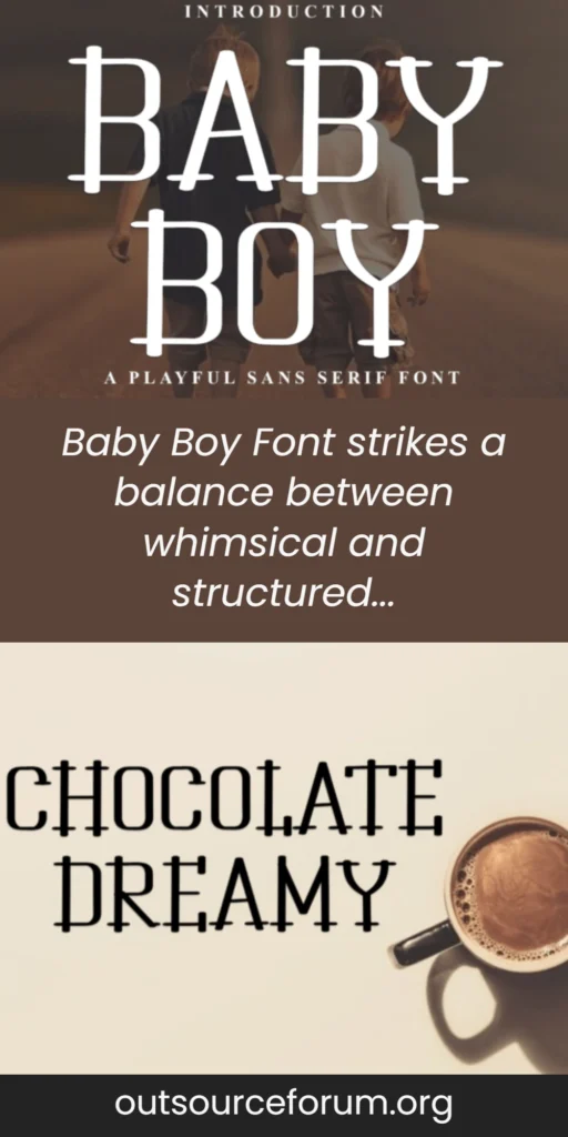 Baby Boy Font
