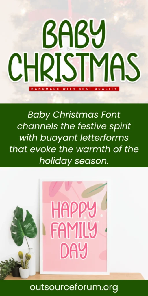 Baby Christmas Font