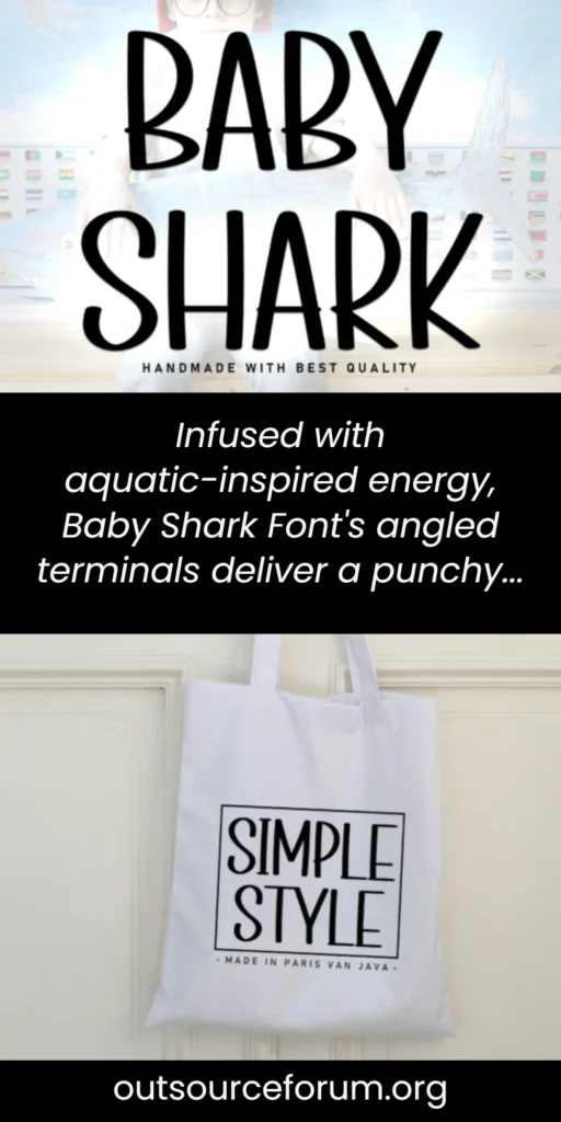 Baby Shark Font