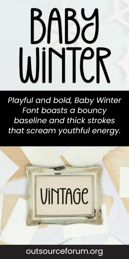 Baby Winter Font