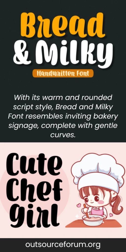 Bread and Milky Font