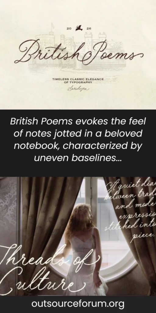 British Poems Font