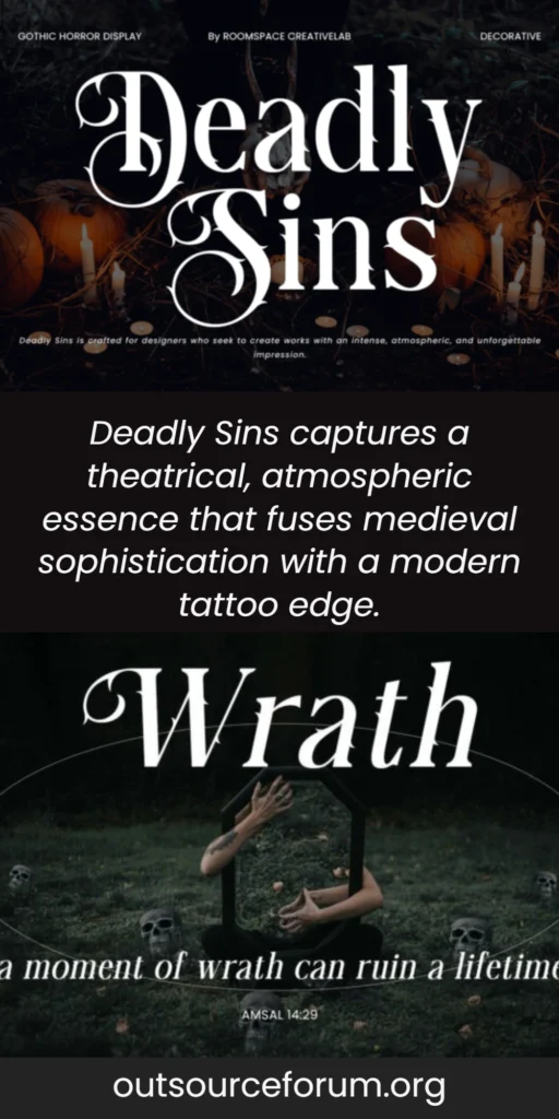 Deadly Sins Font