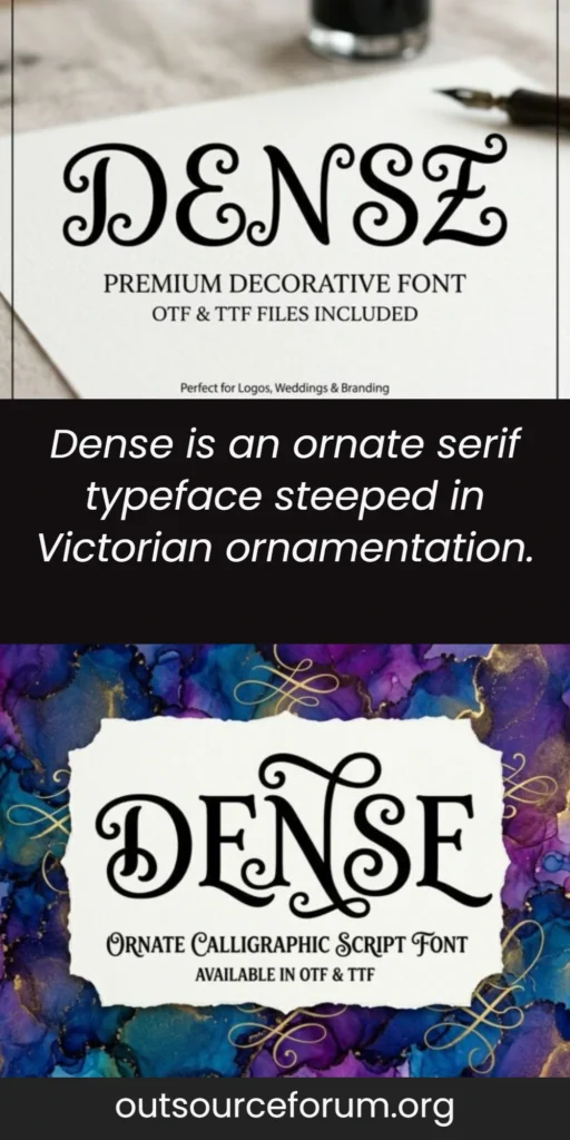 Dense Font