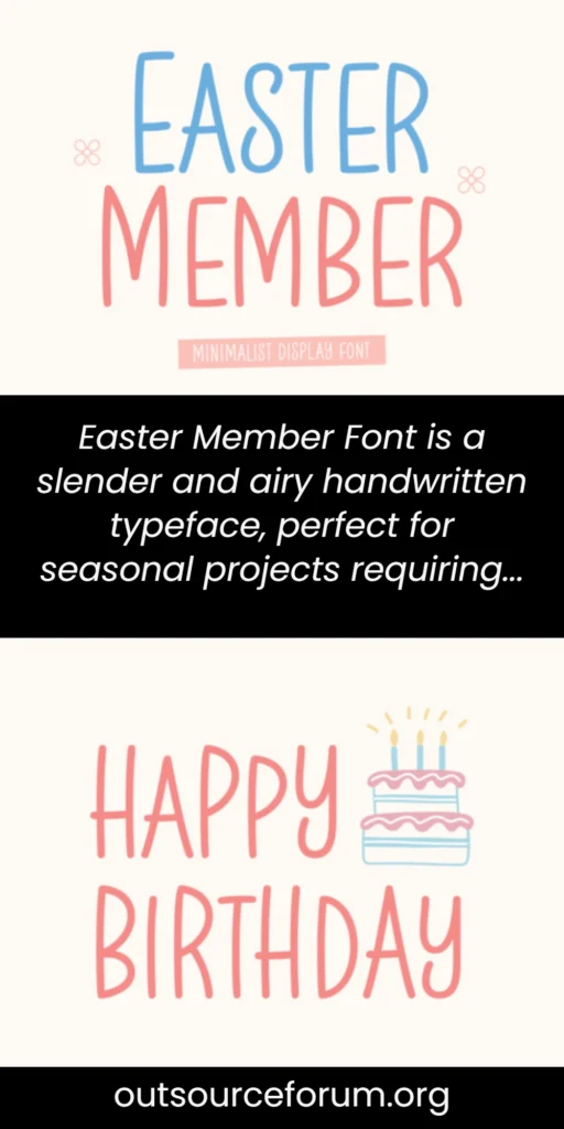 Easter Member Font