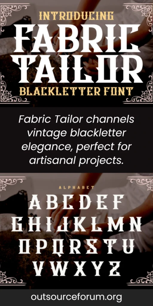 Fabric Tailor Font