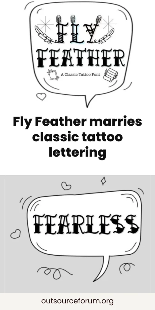 Fly Feather Font