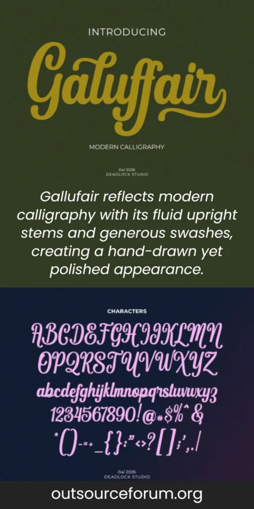 Gallufair Font