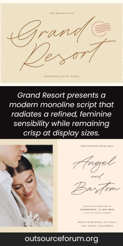 Grand Resort Font