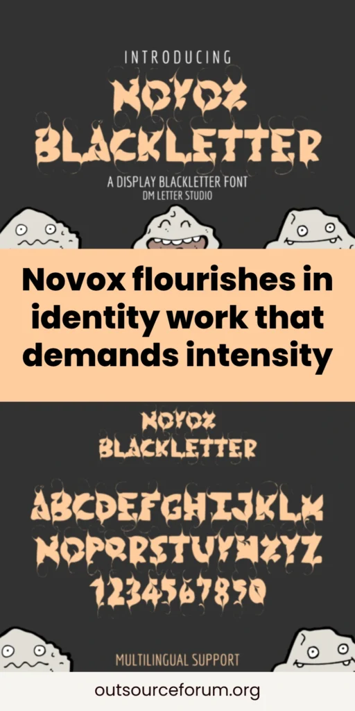 Novox Blackletter Font