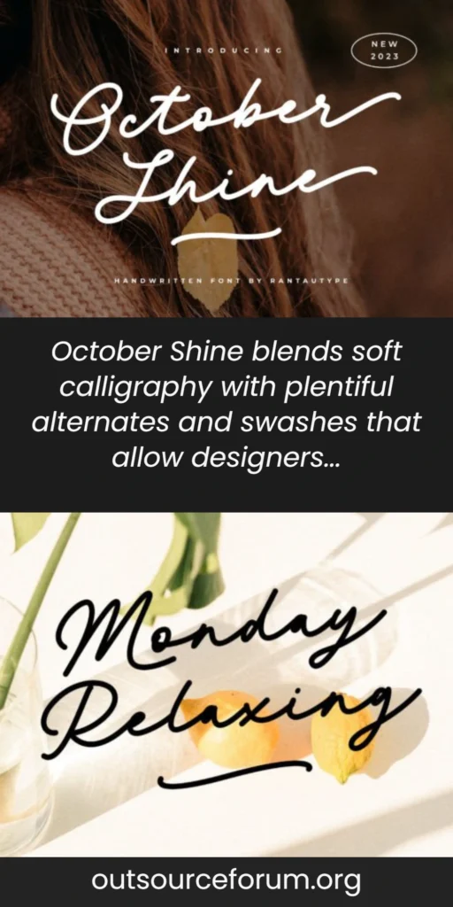 October Shine Font