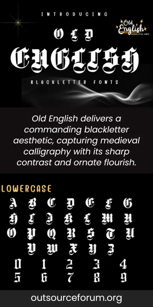 Old English Font