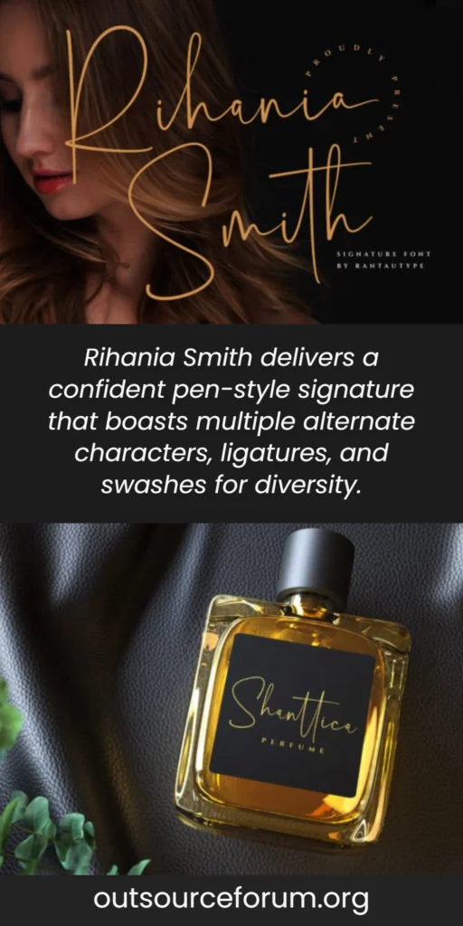 Rihania Smith Font