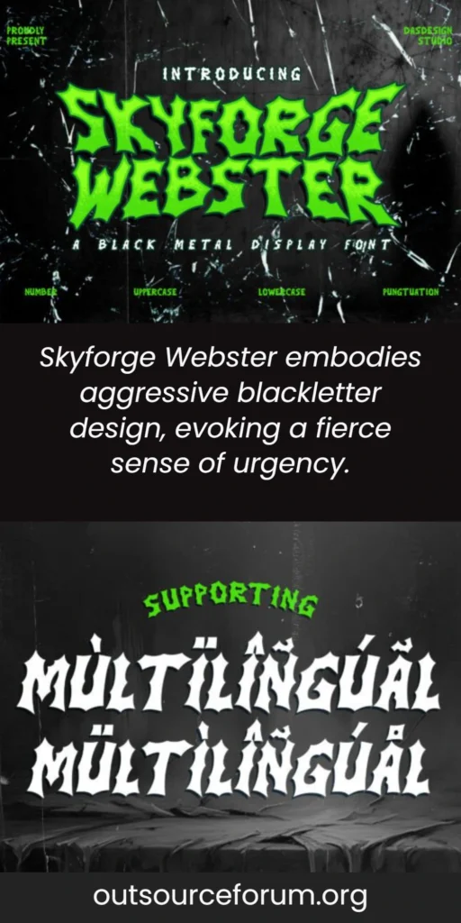 Skyforge Webster Font
