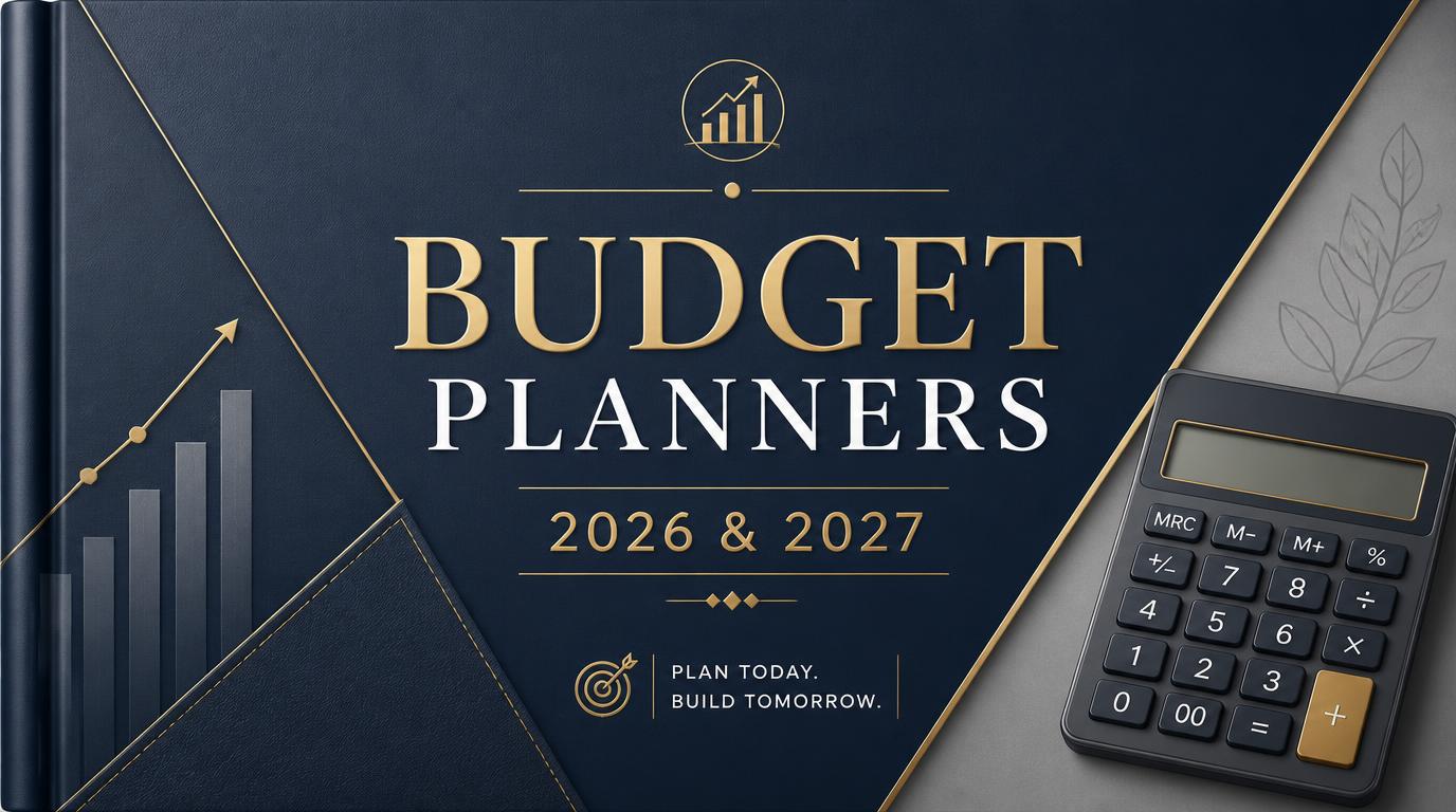 Budget Planners for 2026 & 2027
