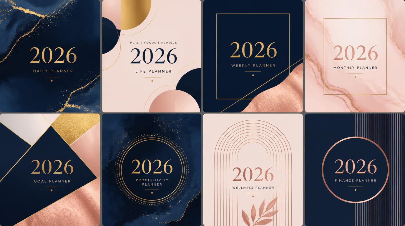 22 Digital Planner Covers for 2026