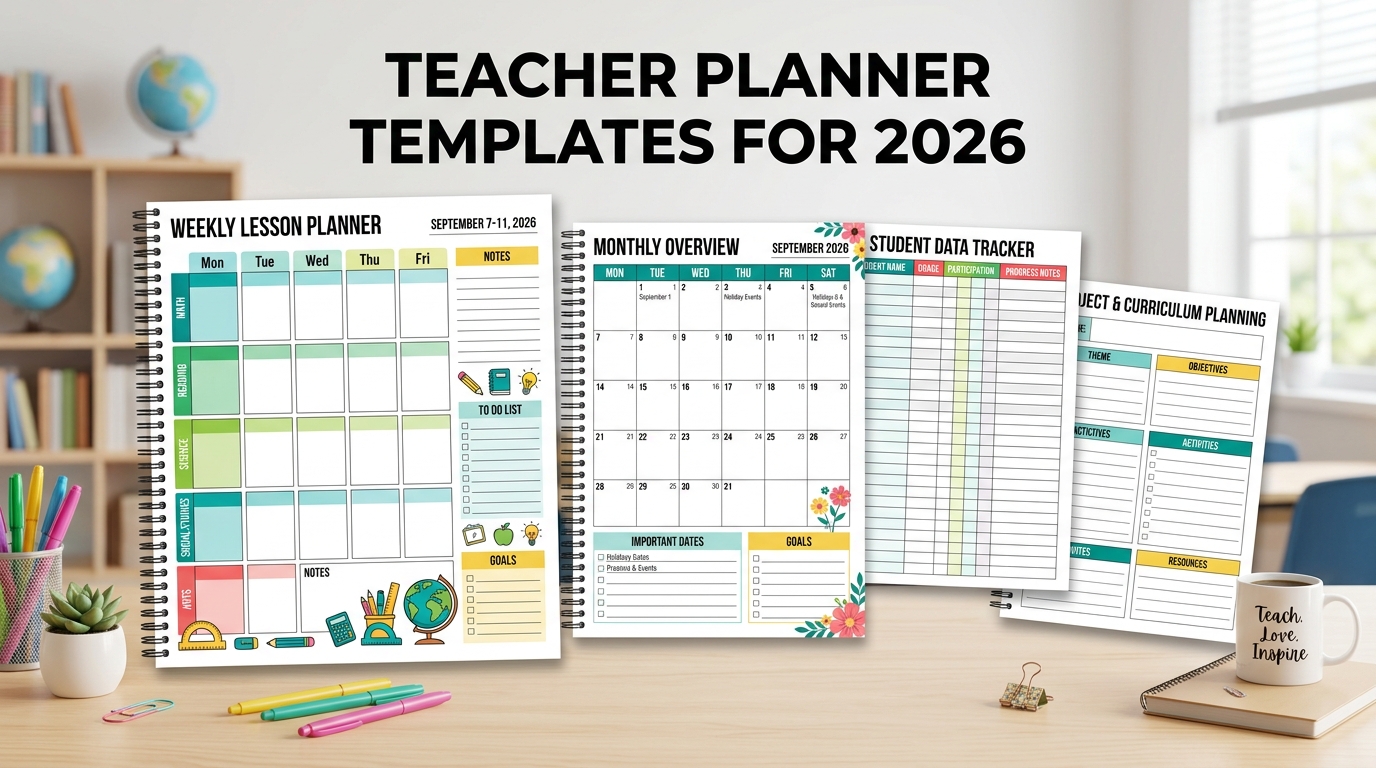 Teacher Planner Templates for 2026