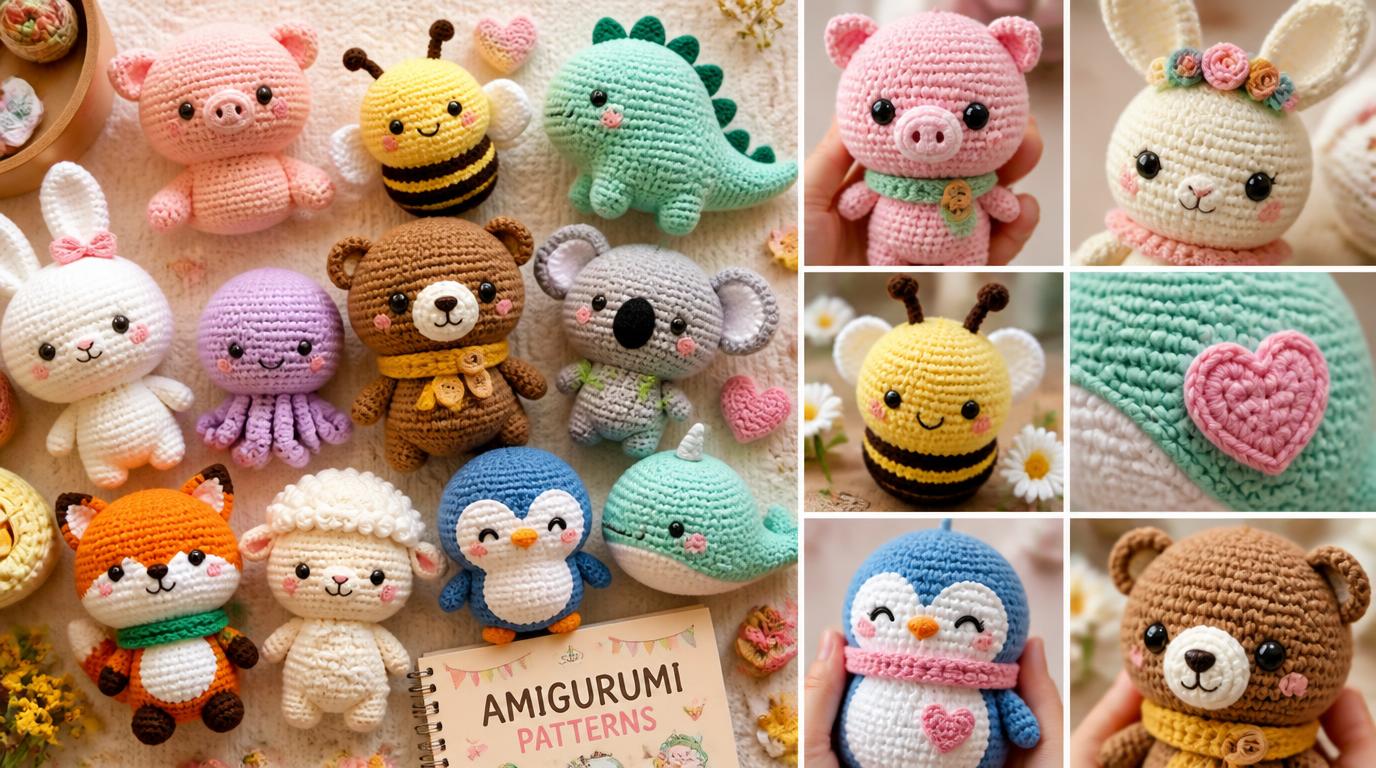 Cute Amigurumi Crochet Patterns You'll Fall in Love With