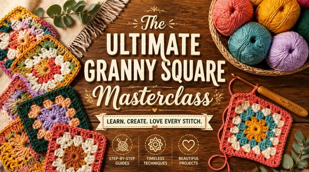 The Ultimate Granny Square Masterclass: 11 Premium Patterns